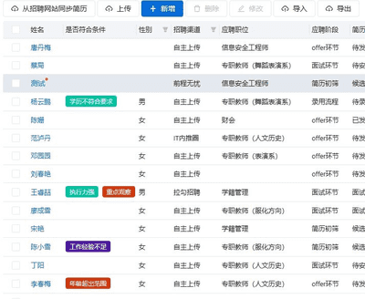 大任人力资源管理系统